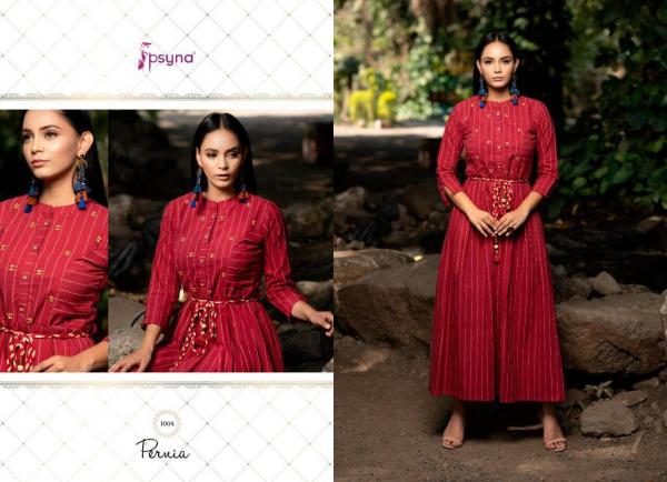 Psyna Pernia Cotton Long Fancy Kurti Collection